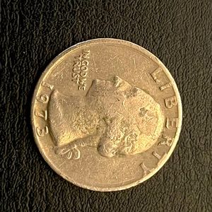 1973 No mint error US quarter coin
